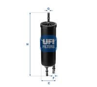 UFI Filtre À Carburant Pour BMW 1Er MINI Mini Alpina B6 COUPE ROLLS-ROYCE WRAITH