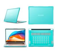 UFinetech Coque pour Huawei MateBook D14 2023 14 Pouces - Étui Rigide Ultra-Mince, Protection 360°, Antichoc, Résistant aux Rayures, Bleu Clair, Design Élégant, Ventilation Améliorée, Hommes et Femmes