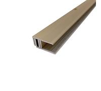 ufitec® TPL Profi profil de finition pour parquets et sols stratifiés - Largeur de couverture: 21 mm - en deux pièces, vissable et adapté pour des hauteurs de revêtement de 7-16 mm