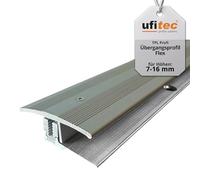 ufitec® TPL Profi profil de transition flexible pour parquets et sols stratifiés - Largeur de couverture: 35 mm - en deux pièces, vissable et adapté aux hauteurs de revêtement de 7 à 16 mm