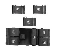 UFITIDU Lève vitre Pour Passat B6 CC Pour Caddy Pour Touran Bouton De Commutation De Commande De Phare De Fenêtre 1K0941431Q 1K4959857B(4piece)