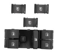 UFITIDU Lève vitre Pour VW Pour Jetta MK5 Pour Golf 5 6 Pour Tiguan Bouton De Commutation De Commande De Phare De Fenêtre 1K0941431Q 1K4959857B(4piece)