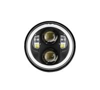 UFITIDU Phare De Moto Phare Avant Moto 1 Pièce 5.75 Pouces Pour Sportster 1200 883 Pour Street 500 750 5-3/4 Projecteur LED Halo Angel Eyes