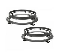 UFITIDU Phare Kit Phares LED Ronds 7 Pouces Pour Suzuki Pour Samurai Pour Jimmy Pour Bandit 600 Pour Anno 2004 Pour Phare Moto 7 Pouces Feux phares(2pcs Bracket Black)