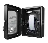 Ufixed Boîtier de protection extérieur pour chargeur EV - Compatible Tesla et Wallbox Pulsar Plus - Résistant aux intempéries - Fenêtre de visualisation - Avec serrure - Installation facile