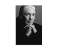 UFJWK55F99 Poster Biologist Jane Goodall (3) - Impression sur toile - Impression d'art moderne pour salon - 50 x 75 cm - Style sans cadre