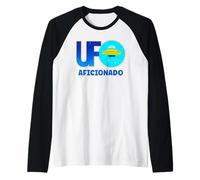 UFO Aficionado Soucoupe Volante rétro Manche Raglan