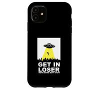 UFO Alien Abduction Get in Loser We're Doing Butt Stuff Coque pour iPhone 11