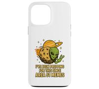 UFO Alien sur Astéroïde Interstellaire pour Area 51 Memes Lovers Coque pour iPhone 13 Pro Max