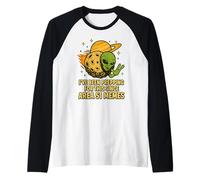 UFO Alien sur Astéroïde Interstellaire pour Area 51 Memes Lovers Manche Raglan