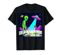 UFO Aliens Golf Close Encounter T-Shirt