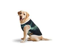 Ufo At Nightprint Débardeur sans manches pour animaux de compagnie Taille M et L