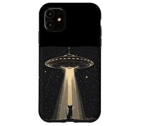UFO Beams a Cat for Hilarous Alien Tales Coque pour iPhone 11