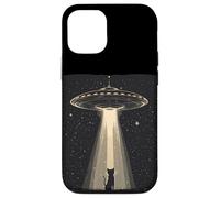 UFO Beams a Cat for Hilarous Alien Tales Coque pour iPhone 12/12 Pro