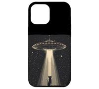 UFO Beams a Cat for Hilarous Alien Tales Coque pour iPhone 12 Pro Max