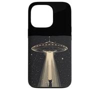 UFO Beams a Cat for Hilarous Alien Tales Coque pour iPhone 13 Pro