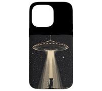 UFO Beams a Cat for Hilarous Alien Tales Coque pour iPhone 14 Pro Max