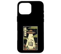UFO Bouilloire à thé Vintage Japonais avec enlèvement Extraterrestre Coque pour iPhone 16 Pro Max