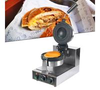 Ufo Burger Machine,Presse à Hamburger Commerciale,Machine à Gaufres à La CrèMe GlacéE,RéChauffeur Commercial Presse, ContrôLe PréCis De La TempéRature Machine à Gaufres(Single)