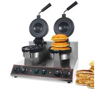 UFO Burger Maker Machine À Glace 1200W, Machine À Hamburger Électrique Antiadhésive - Gaufrier Commercial Double Face Contrôle Température 50-300 ℃ - Chauffage(Double Head)