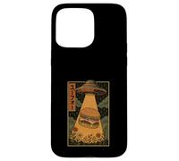UFO Burger Vintage, enlèvement par Un Extraterrestre Japonais Coque pour iPhone 15 Pro Max