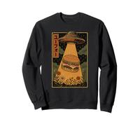UFO Burger Vintage, enlèvement par Un Extraterrestre Japonais Sweatshirt