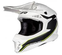 UFO Casque moto Intrepid Matt White / Black / Yellow 2023 XL