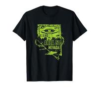UFO Distressed Area 51 Soucoupe Volante Extraterrestre Extraterrestre T-Shirt