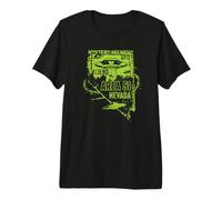 UFO Distressed Area 51 Soucoupe Volante Extraterrestre Extraterrestre T-Shirt Haut de Gamme