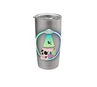 UFO Enlèvement Crâne Cactus Cosmique Science Fiction Art Gobelet isotherme en acier inoxydable double paroi