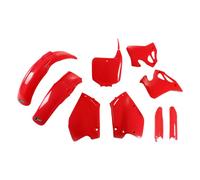 Ufo Honda Cr 125/250 1995-1997 Hokit095f-067 Fork Protectors & Plastics Kit Rouge