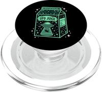 UFO Juice Retro Cat Abduction Alien Space Milk Cosmos PopSockets PopGrip pour MagSafe