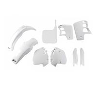 Ufo Honda Cr 500 1991-1994 Hokit090f-041 Fork Protectors & Plastics Kit Blanc