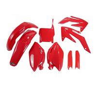 Ufo Honda Crf 250r 2004-2005 Hokit104f-070 Fork Protectors & Plastics Kit Rouge