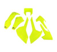 Ufo Kit De Plastique Husqvarna Te/tx/fe 2017-2019 With Headlight Hukit621-dflu Fork Protectors &