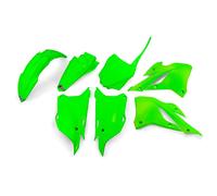 UFO Turkey Kit plastique KAKIT229-AFLU Kawasaki KX85 2022-2024 Vert fluo