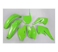 Ufo Kit De Plastique Kawasaki Kxf 250 2004-2005 Kakit203f-026 Fork Protectors &