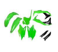 Ufo Kawasaki Kxf 250 2018-2020 Kakit225f-999k Fork Protectors & Plastics Kit Vert