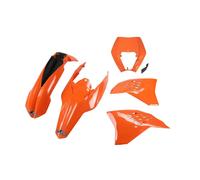 UFO Turkey Kit plastique Kit 999 09-10 KTM EXC 200 2009-2011 Orange/Noir