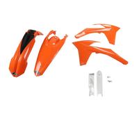 Ufo Kit De Plastique Ktm Exc/exc-f 2012-2013 Ktkit513f-999 Fork Protectors &