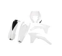 UFO Turkey Kit de plastiques KTM EXC/EXC-F 2012-2013 avec phare KTKit521-047 Blanc