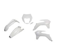 Ufo Ktm Exc/exc-f 2014-2016 With Headlight Ktkit524-047 Plastics Kit Clair