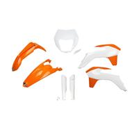 Ufo Kit De Plastique Ktm Exc/exc-f 2014-2016 With Headlight Ktkit524f-999w Fork Protectors &