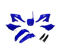 UFO Turkey Kit protège-fourche et plastiques Yakit324f-999 pour Yamaha YZ 125/250 2022-2024 Bleu