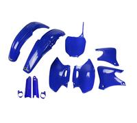 Ufo Yamaha Yzf 250 2001-2002 Yakit303f-089 Fork Protectors & Plastics Kit Bleu
