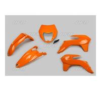 UFO KIT DE PLASTIQUES KTM EXC/EXCF '14-'16 ORANGE (KT524E127)