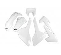 UFO Kit Plaques Carénages Husqvarna TX TE FE 125 250 300 350 450 2017-2019 Blanc
