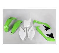 UFO kit Plastique Couleur Origine (2016) Vert/Noir/Blanc Kawasaki kx450f