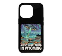 UFO Landing dans Le Wyoming Wild West Coque pour iPhone 13 Pro