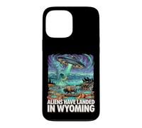 UFO Landing dans Le Wyoming Wild West Coque pour iPhone 13 Pro Max